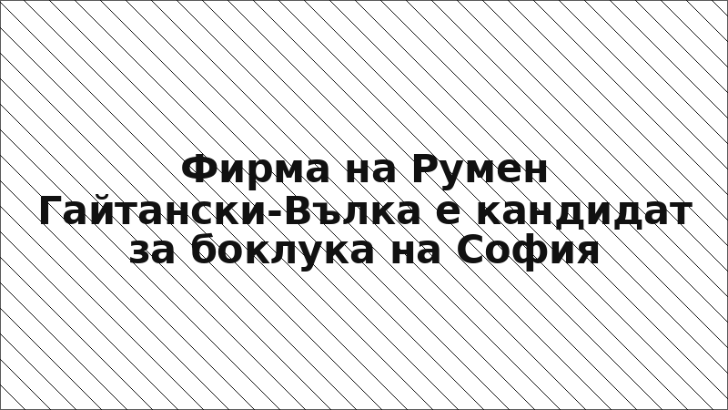 Фирма на Румен Гайтански-Вълка е кандидат за боклука на София