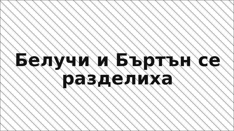 Белучи и Бъртън се разделиха