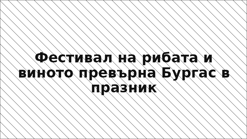 Фестивал на рибата и виното превърна Бургас в празник