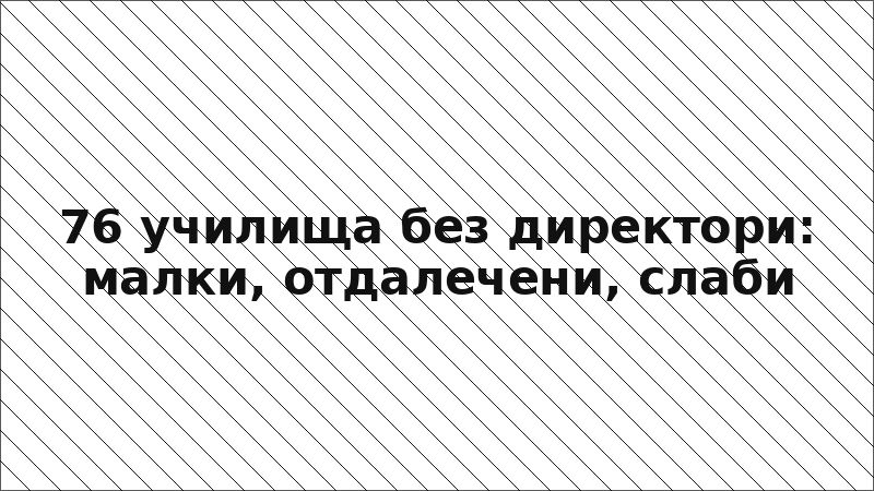 76 училища без директори: малки, отдалечени, слаби