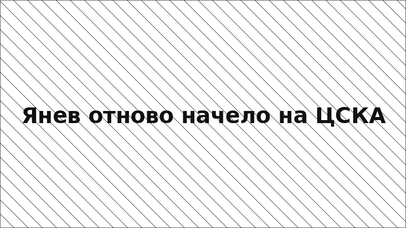 Янев отново начело на ЦСКА