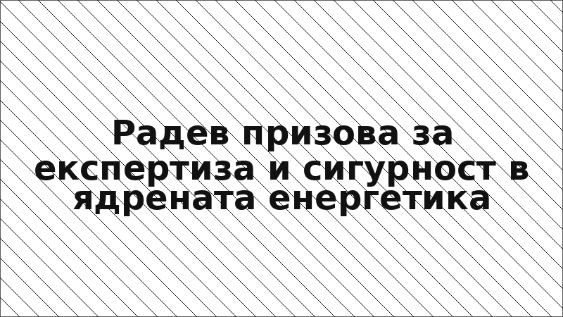 Радев призова за експертиза и сигурност в ядрената енергетика