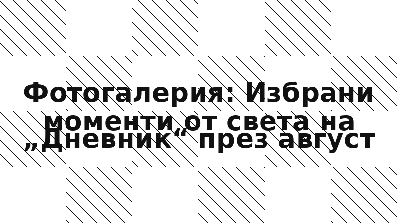 Фотогалерия: Избрани моменти от света на „Дневник“ през август