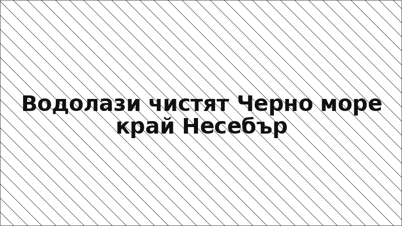 Водолази чистят Черно море край Несебър