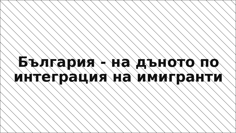 България - на дъното по интеграция на имигранти