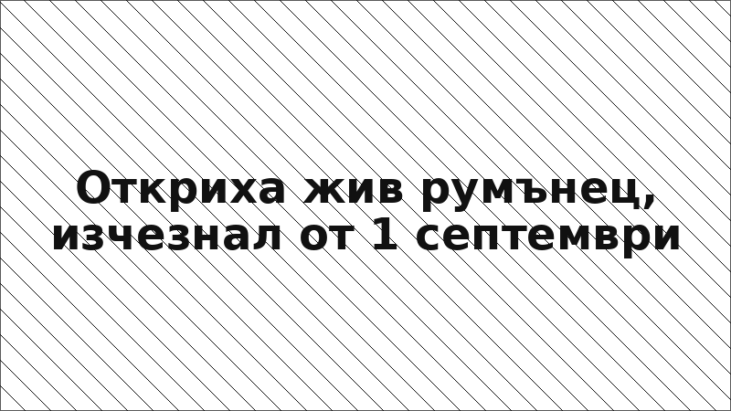 Откриха жив румънец, изчезнал от 1 септември