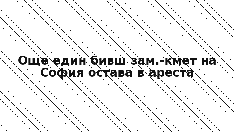 Още един бивш зам.-кмет на София остава в ареста