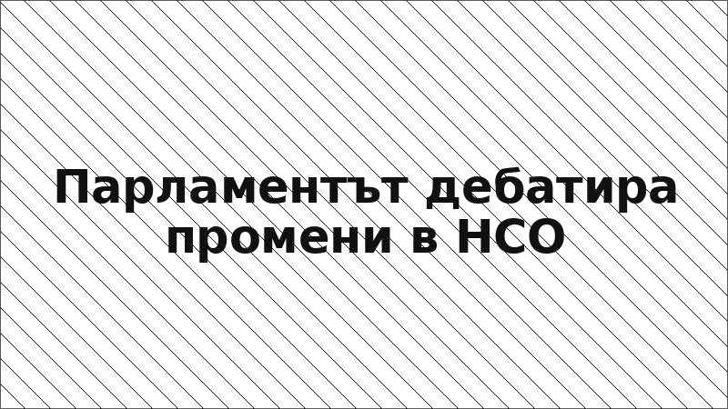 Парламентът дебатира промени в НСО
