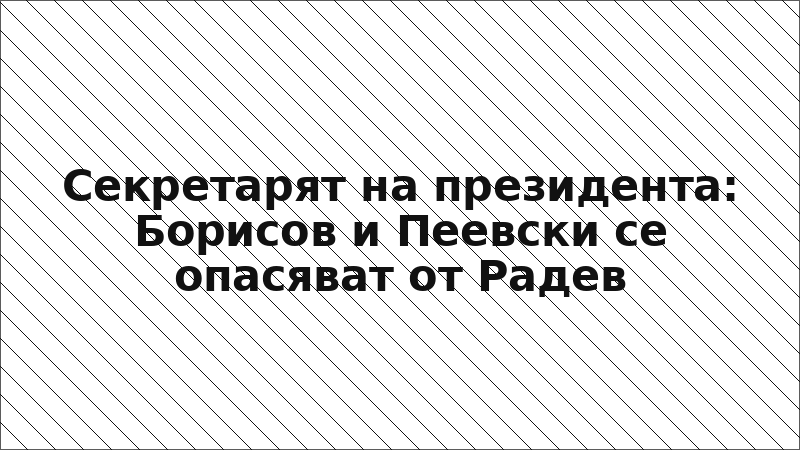 Секретарят на президента: Борисов и Пеевски се опасяват от Радев