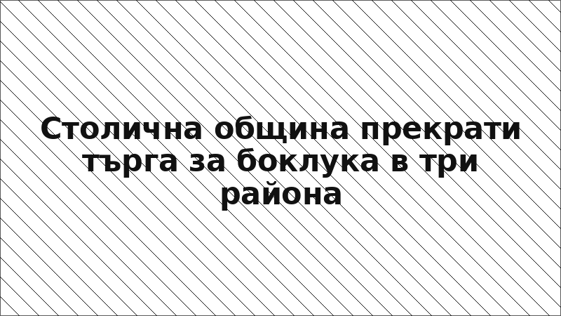 Столична община прекрати търга за боклука в три района