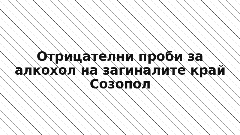 Отрицателни проби за алкохол на загиналите край Созопол