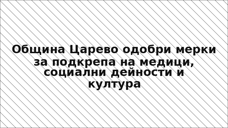 Община Царево одобри мерки за подкрепа на медици, социални дейности и култура
