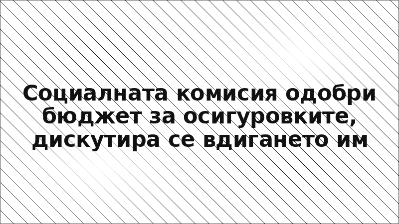 Социалната комисия одобри бюджет за осигуровките, дискутира се вдигането им