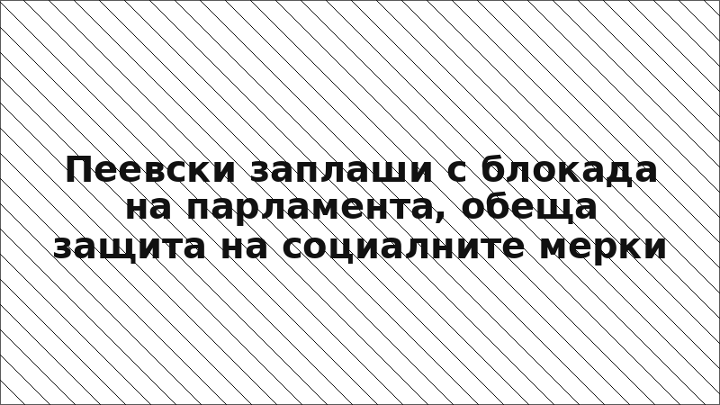 Пеевски заплаши с блокада на парламента, обеща защита на социалните мерки