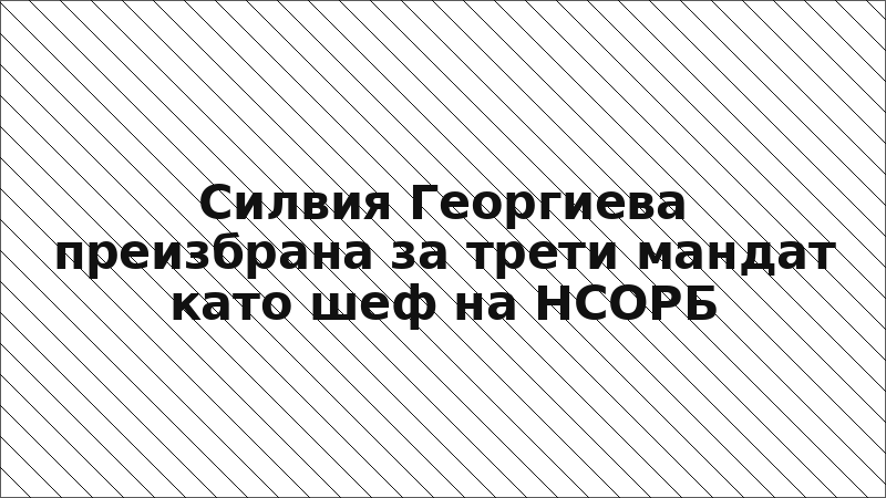 Силвия Георгиева преизбрана за трети мандат като шеф на НСОРБ