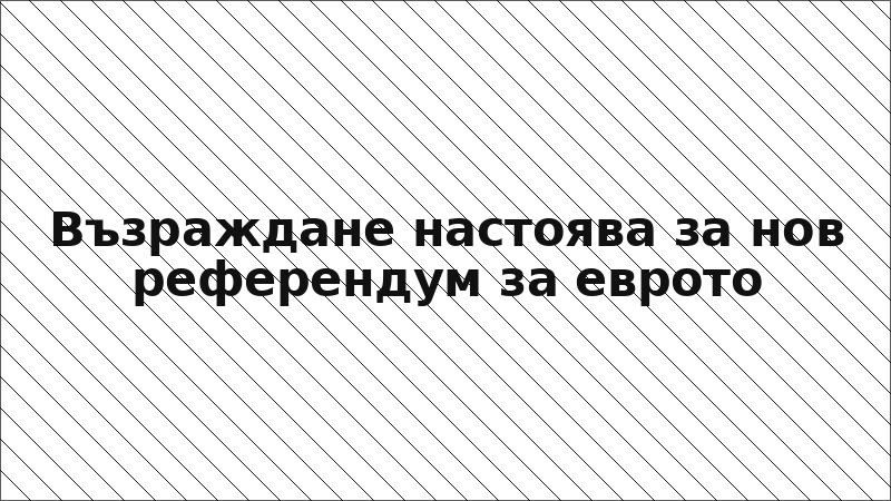 Възраждане настоява за нов референдум за еврото
