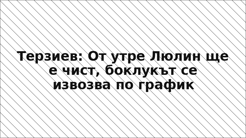 Терзиев: От утре Люлин ще е чист, боклукът се извозва по график