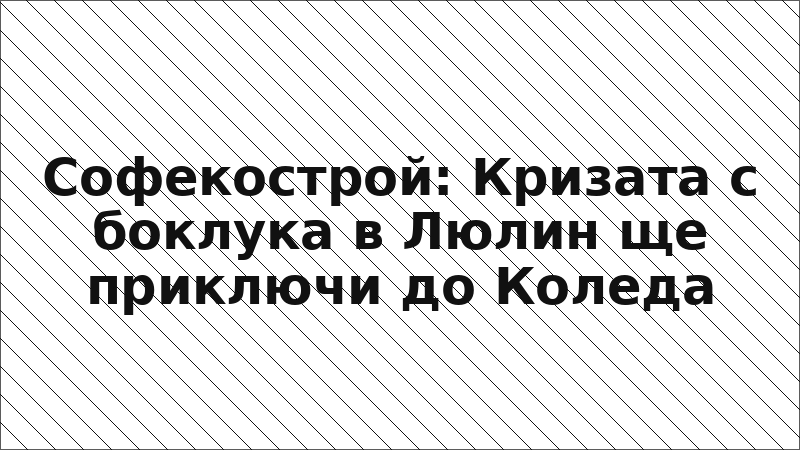 Софекострой: Кризата с боклука в Люлин ще приключи до Коледа