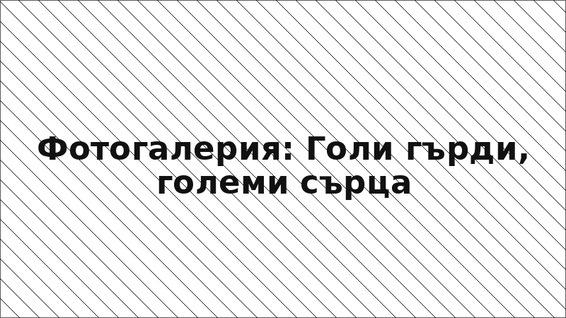 Фотогалерия: Голи гърди, големи сърца