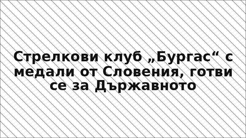 Стрелкови клуб „Бургас“ с медали от Словения, готви се за Държавното