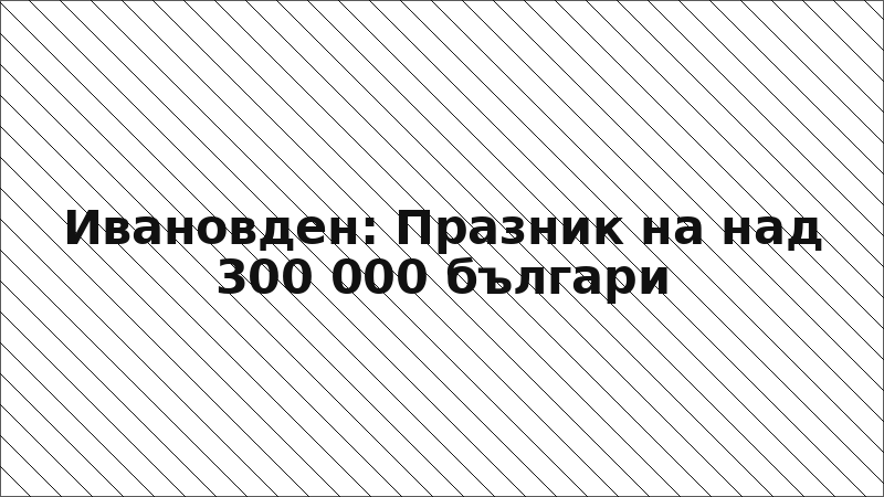 Ивановден: Празник на над 300 000 българи