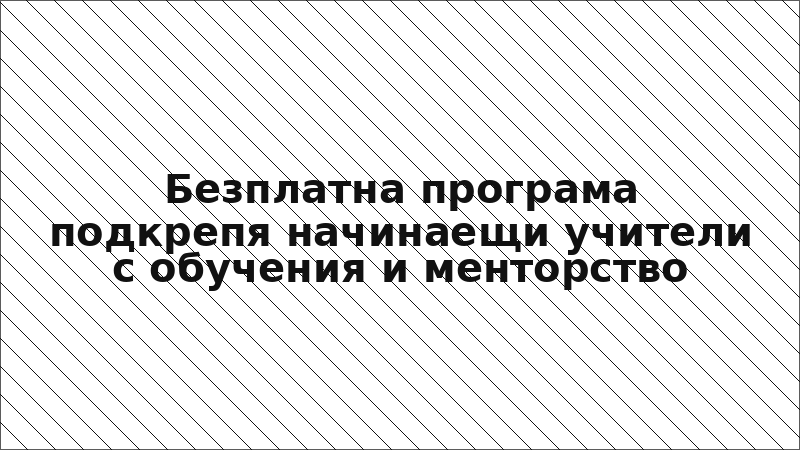 Безплатна програма подкрепя начинаещи учители с обучения и менторство