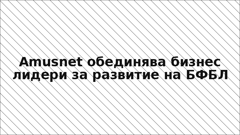 Amusnet обединява бизнес лидери за развитие на БФБЛ