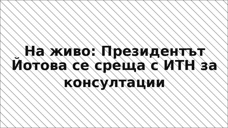 На живо: Президентът Йотова се среща с ИТН за консултации