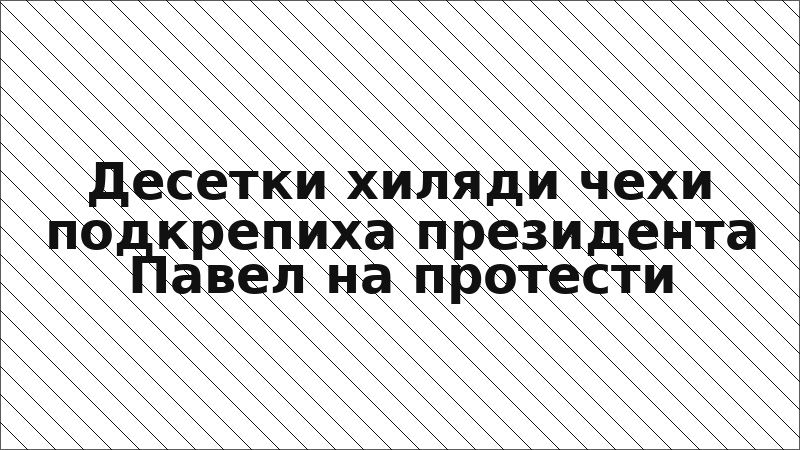 Десетки хиляди чехи подкрепиха президента Павел на протести