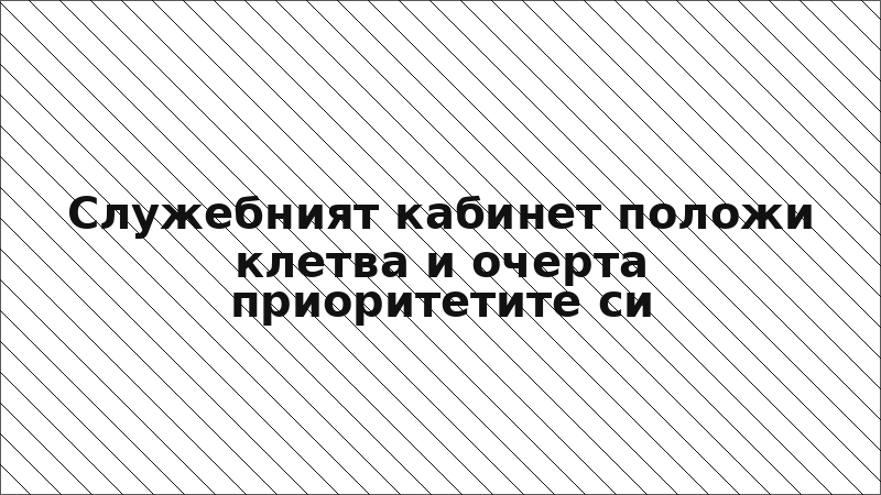 Служебният кабинет положи клетва и очерта приоритетите си