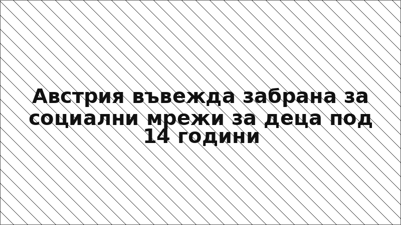 Австрия въвежда забрана за социални мрежи за деца под 14 години