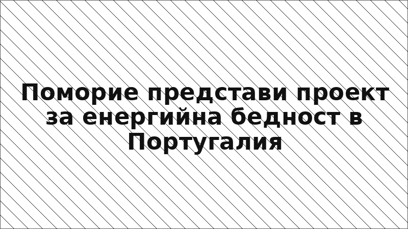Поморие представи проект за енергийна бедност в Португалия