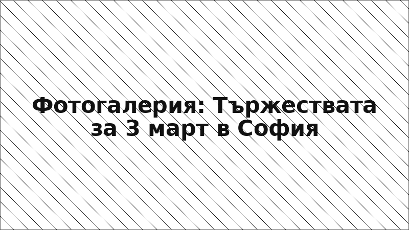 Фотогалерия: Тържествата за 3 март в София