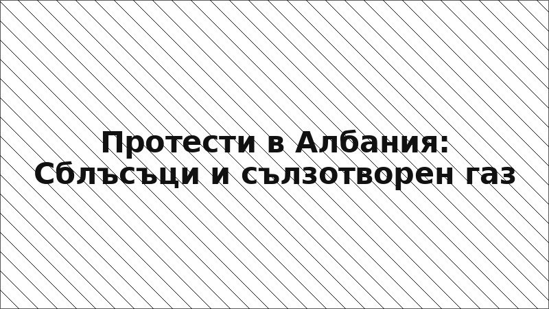 Протести в Албания: Сблъсъци и сълзотворен газ