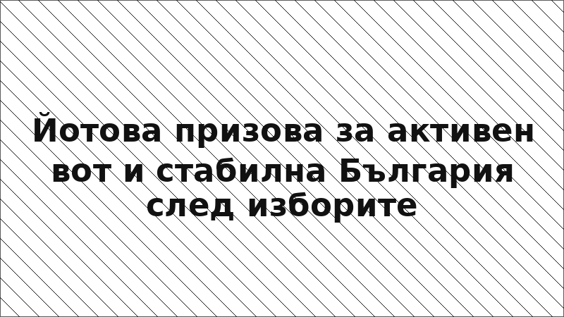 Йотова призова за активен вот и стабилна България след изборите