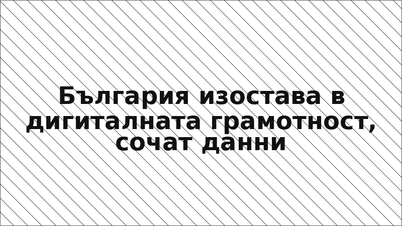 България изостава в дигиталната грамотност, сочат данни