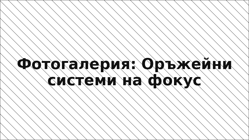 Фотогалерия: Оръжейни системи на фокус