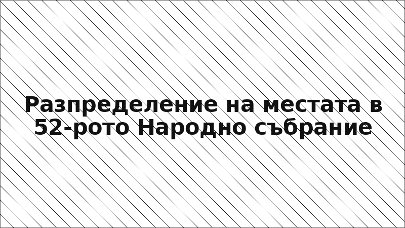 Разпределение на местата в 52-рото Народно събрание