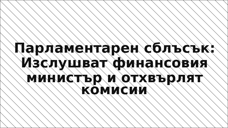 Парламентарен сблъсък: Изслушват финансовия министър и отхвърлят комисии