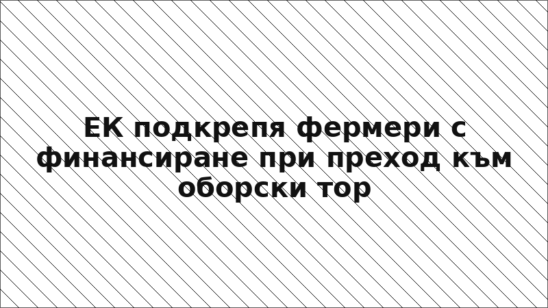 ЕК подкрепя фермери с финансиране при преход към оборски тор