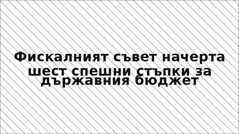 Фискалният съвет начерта шест спешни стъпки за държавния бюджет