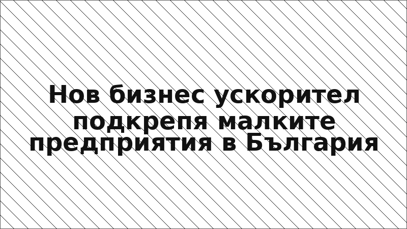 Нов бизнес ускорител подкрепя малките предприятия в България