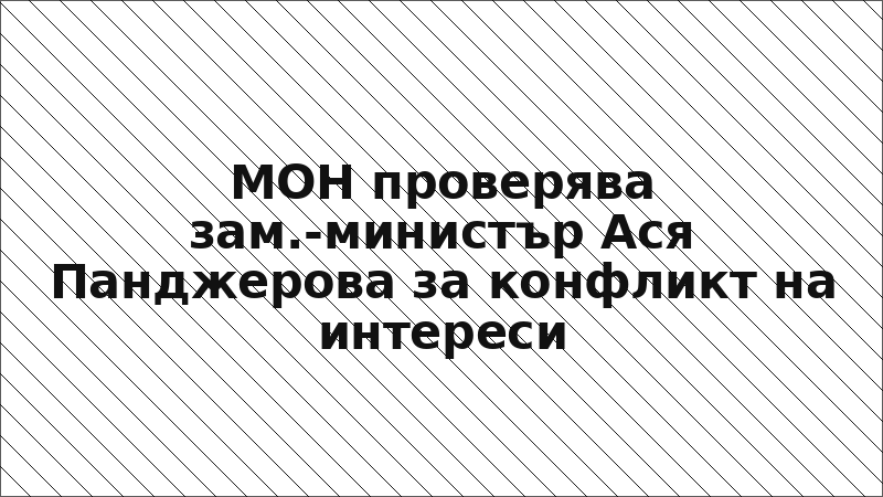 МОН проверява зам.-министър Ася Панджерова за конфликт на интереси