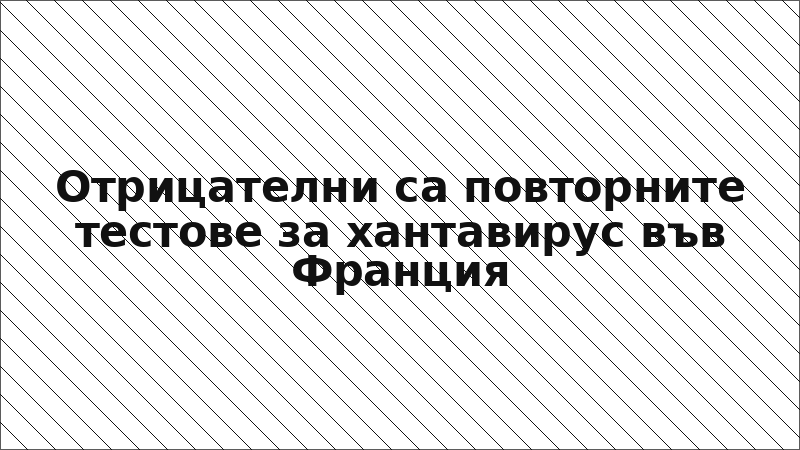 Отрицателни са повторните тестове за хантавирус във Франция