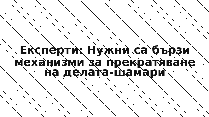 Експерти: Нужни са бързи механизми за прекратяване на делата-шамари