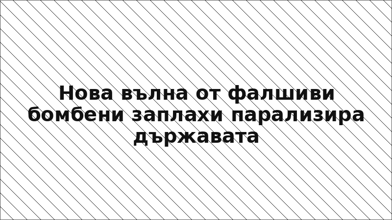 Нова вълна от фалшиви бомбени заплахи парализира държавата