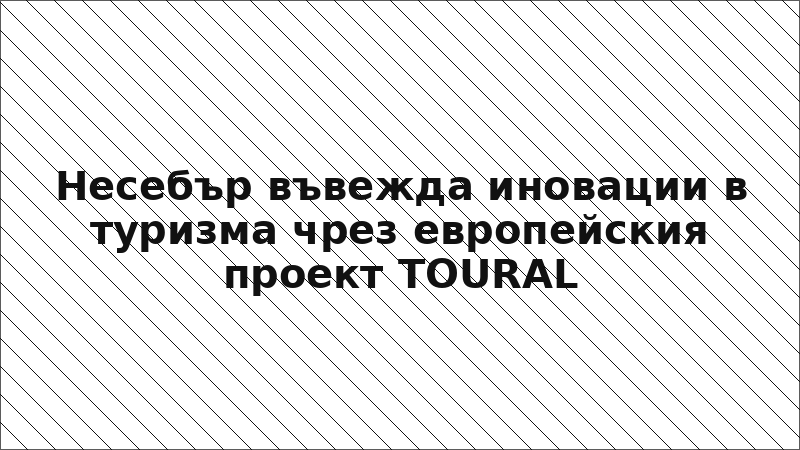 Несебър въвежда иновации в туризма чрез европейския проект TOURAL