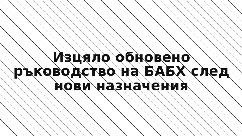 Изцяло обновено ръководство на БАБХ след нови назначения