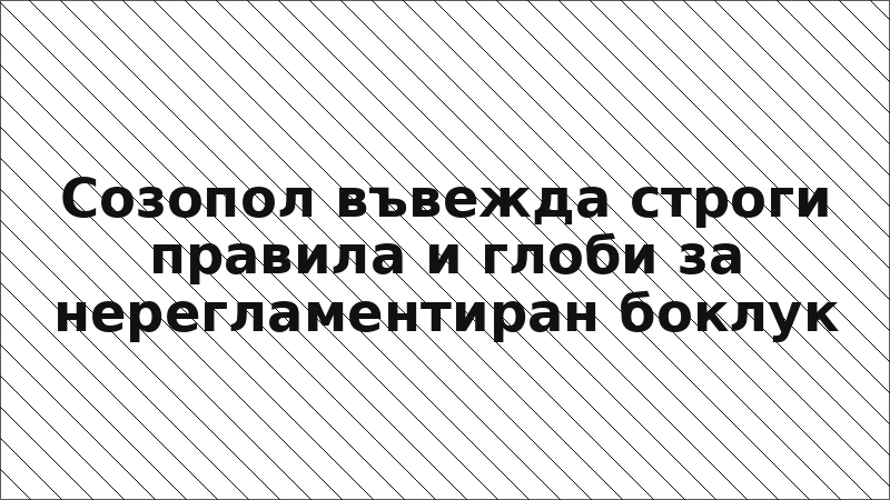 Созопол въвежда строги правила и глоби за нерегламентиран боклук