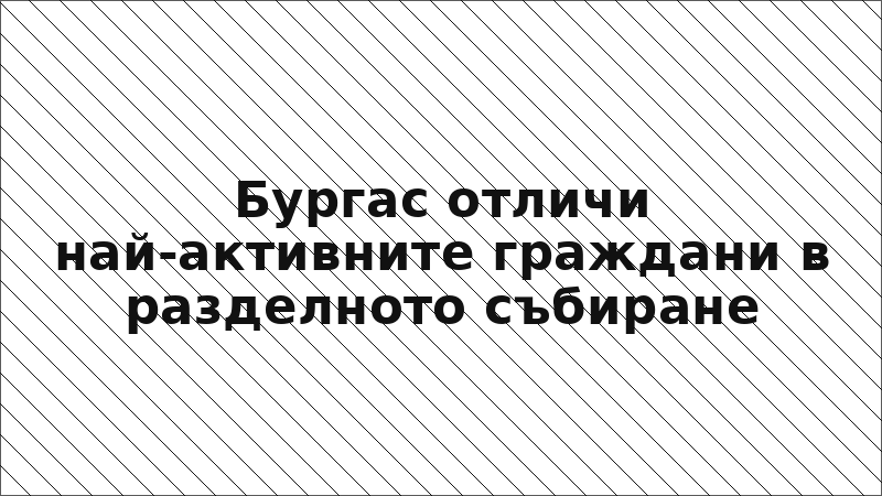 Бургас отличи най-активните граждани в разделното събиране